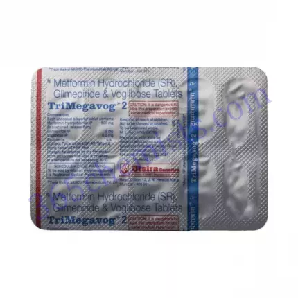 TRIMEGAVOG 500MG+2MG+0.2MG TABLET 10S