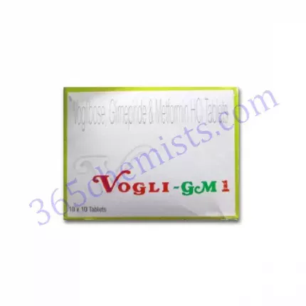 VOGLI GM 0.2+500+1 MG TABLET 10