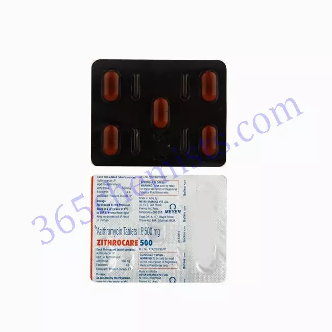 ZITHROCARE 500 TAB 5 TAB ZITHROCARE 500 TAB 5 TAB