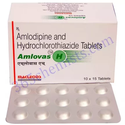 AMLOVAS H 5+12.5 MG TABLET 15