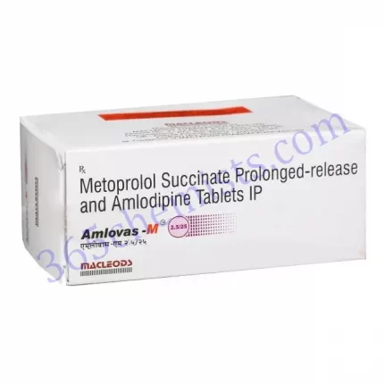 AMLOVAS M 25+2.5 MG TABLET 10