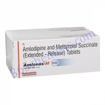 AMLOVAS M 25+5 MG TABLET 10