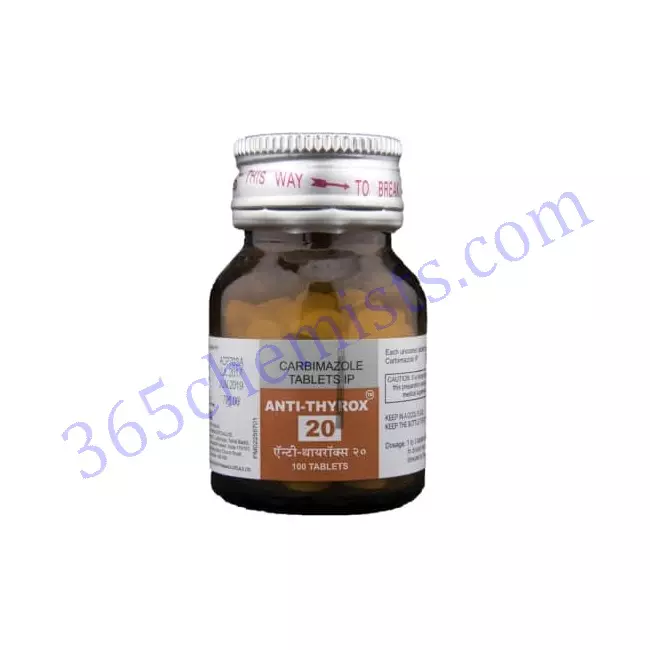 ANTI THYROX 20 TAB 100 ANTI THYROX 20 TAB 100