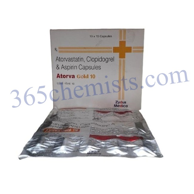 Atorva Gold 10mg Capsule-ink Atorva Gold 10mg Capsule