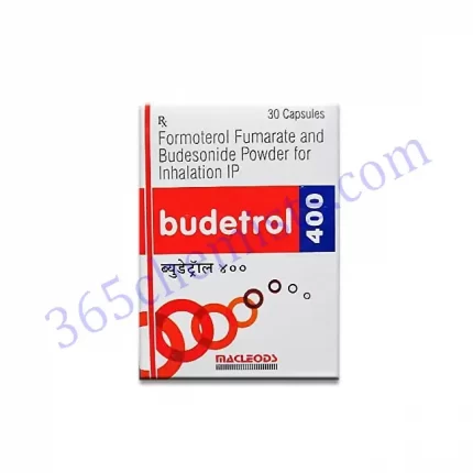 BUDETROL 400 6+400 MCG CAPSULE 30