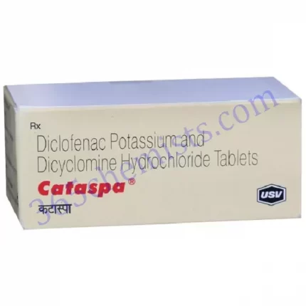 CATASPA 50+20 MG TABLET 10