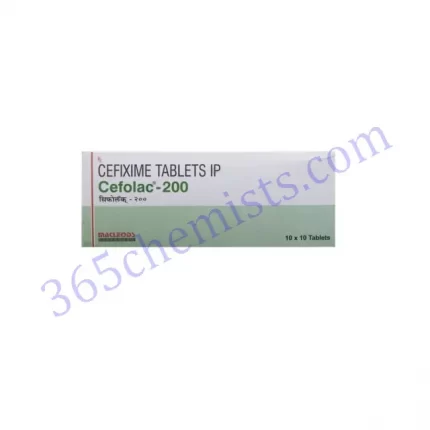 CEFOLAC 200 MG TABLET 10