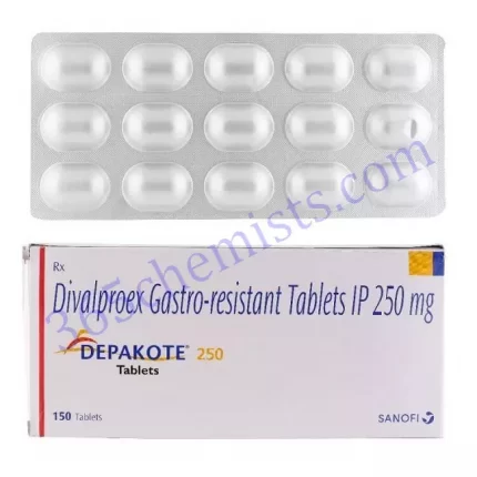 DEPAKOTE 250 MG TABLET 15