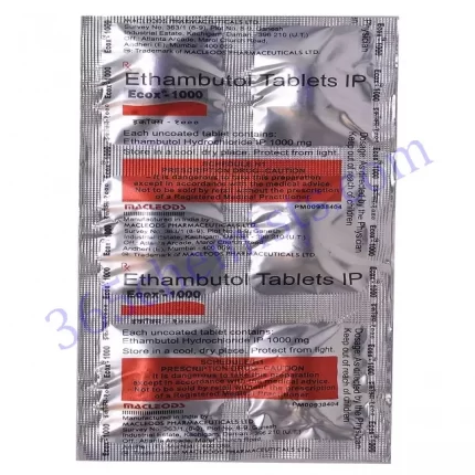 ECOX 1000MG TAB 6