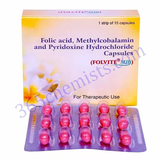 FOLVITE MB TAB. 15 CAP. FOLVITE MB TAB. 15 CAP.
