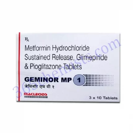 GEMINOR MP 1+500+15 MG TABLET 15