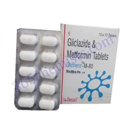 GLIZIHENZ M 80 500 MG TABLET 10