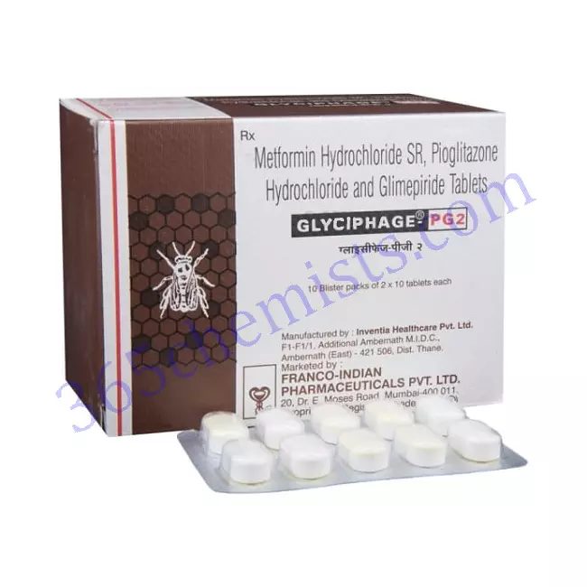 GLYCIPHAGE PG 2 TABLET 15S GLYCIPHAGE PG 2 TABLET 15S