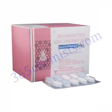 GLYCIPHAGE VG 0.2 500 1 MG TABLET 10