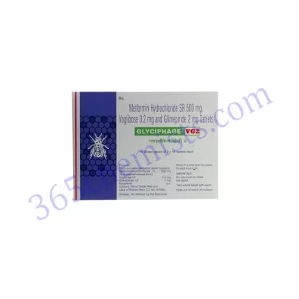 GLYCIPHAGE VG 0.2 500 2 MG TABLET 10.