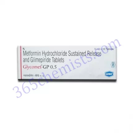 GLYCOMET GP 0.5MG TABLET 10S