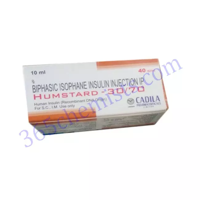 HUMSTARD 30+70 40 IU INJECTION 10 ML HUMSTARD 30+70 40 IU INJECTION 10 ML