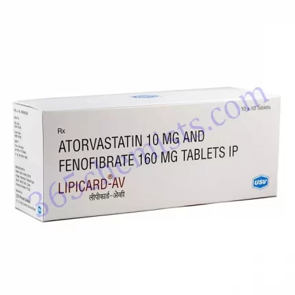 LIPICARD AV 10 160 MG TABLET 10