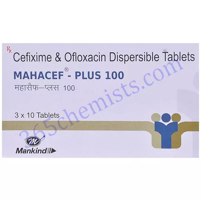 MAHACEF PLUS 100 TAB 10 MAHACEF PLUS 100 TAB 10