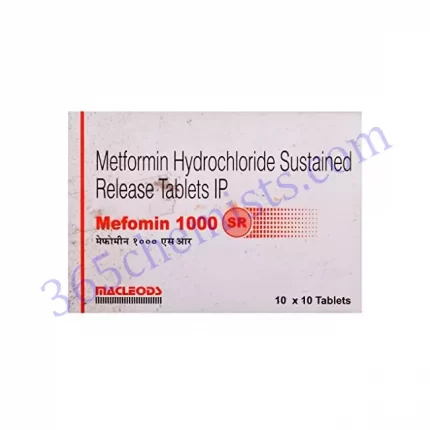 MEFOMIN 1000 SR TAB 10