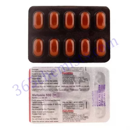 MEFOMIN 500 SR TAB 10