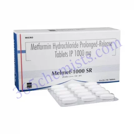 MELMET 1000 SR 1000MG TABLET 15 EACH (Set of 1)