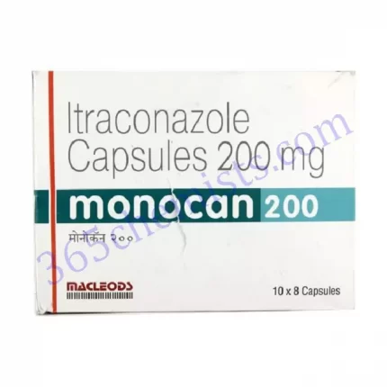 MONOCAN 200 MG CAPSULE 8