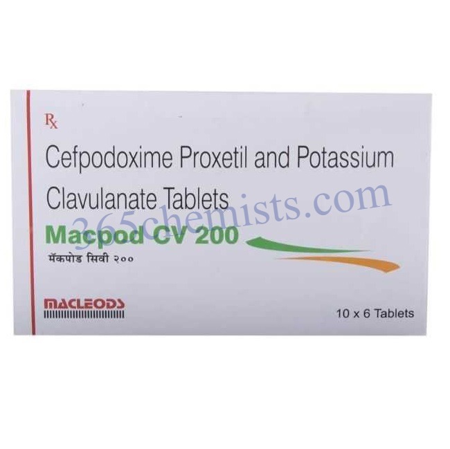 Macpod CV 200mg Tablet-ink Macpod CV 200mg Tablet