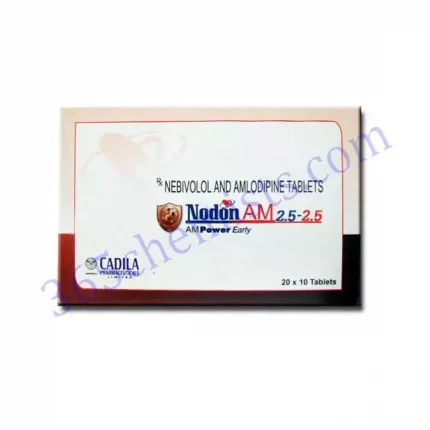 NODON AM 2.5+2.5 MG TABLET 10