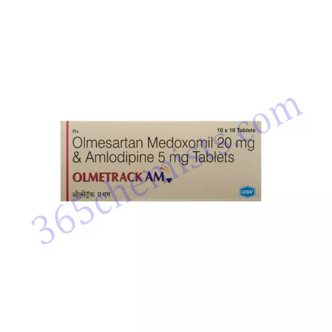Olmetrack Am 20+5Mg Tablet 10S Olmetrack Am 20+5Mg Tablet 10S