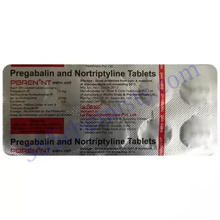 PBREN NT 75+10 MG TABLET 10