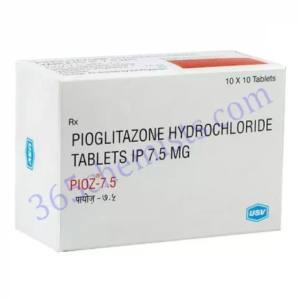 PIOZ 7.5 MG TABLET 10
