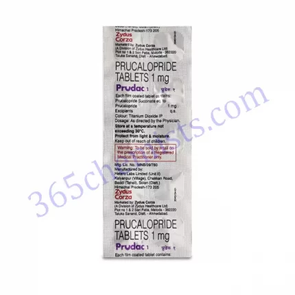 PRUDAC 1 MG TAB 10 TAB