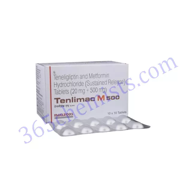 TENLIMAC M 500 20+500 TABLET 10S TENLIMAC M 500 20+500 TABLET 10S