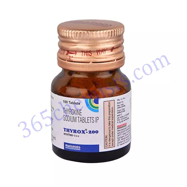 THYROX 200 TAB 100 THYROX 200 TAB 100