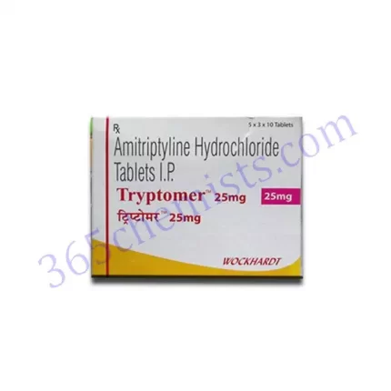 TRYPTOMER 25MG TABLET 30S