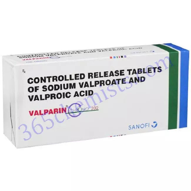 VALPARIN CHRONO 200 200 MG TABLET 10 VALPARIN CHRONO 200 200 MG TABLET 10