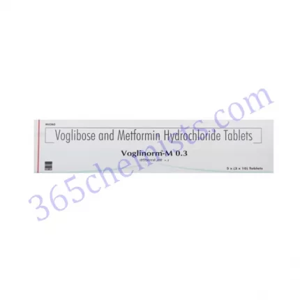 VOGLINORM-M 0.3 500 MG TABLET 10
