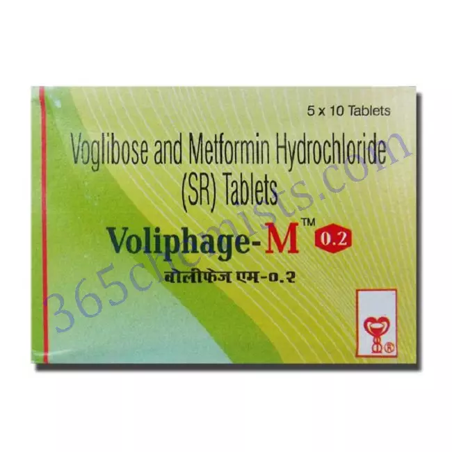 VOLIPHAGE M 0.2 500 MG TABLET 10 VOLIPHAGE M 0.2 500 MG TABLET 10