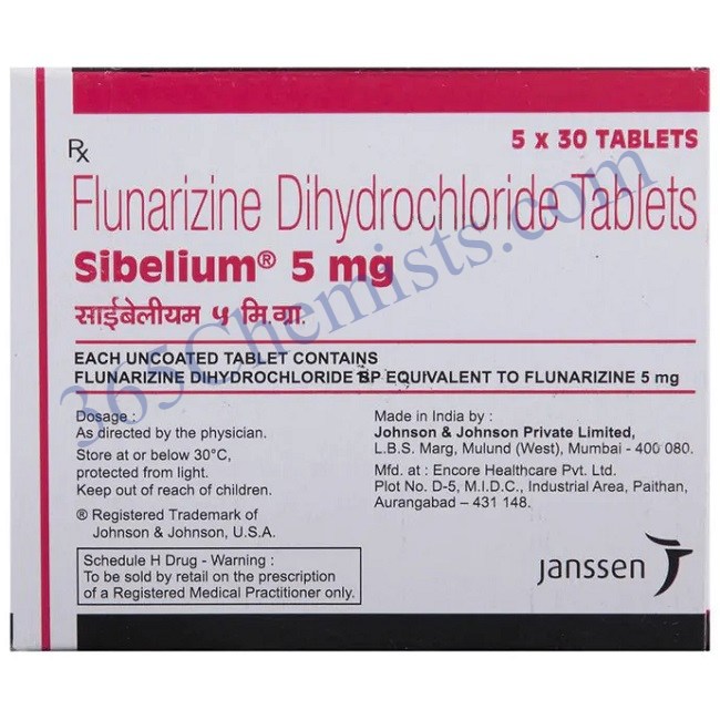SIBELIUM 5MG TAB SIBELIUM 5MG TAB
