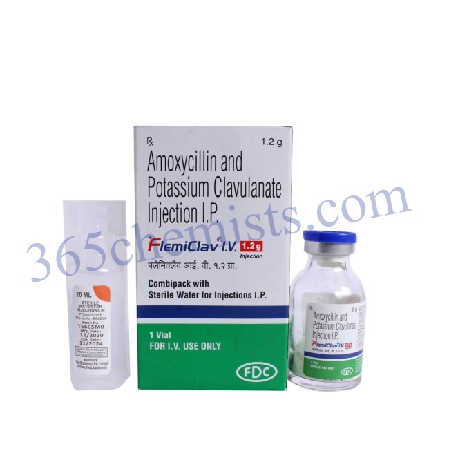 Flemiclav IV 1000mg200mg Injection (1)-ink Flemiclav IV 1000mg/200mg Injection