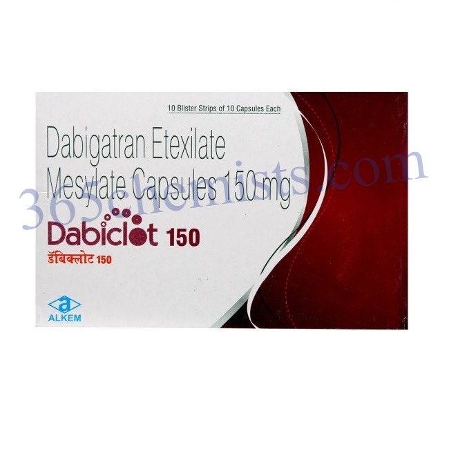 Dabiclot 150mg Capsule (1)-ink Dabiclot 150mg Capsule
