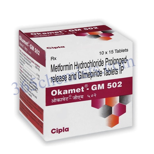 Okamet GM 2mg500mg Tablet PR-ink Okamet GM 2mg/500mg Tablet PR