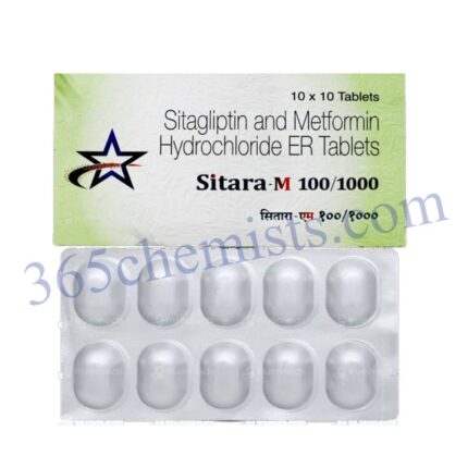 Sitara-M 100mg/1000mg Tablet