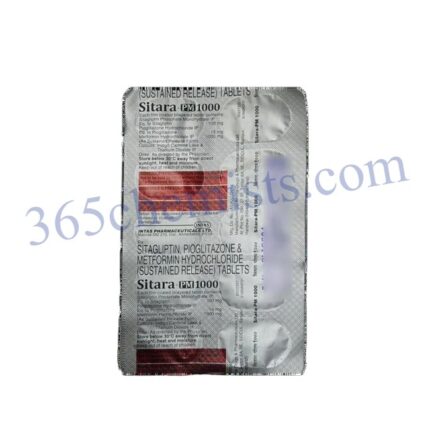Sitara PM 1000mg/15mg/100mg Tablet