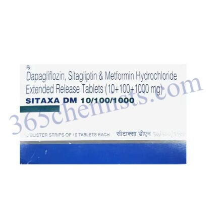 Sitaxa DM 10mg/1000mg/100mg Tablet ER
