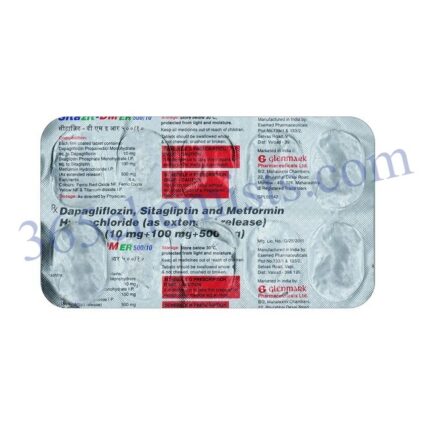 Sitazit-DM 10mg/500mg/100mg Tablet ER